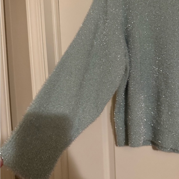 Light Blue tinsel sweater - Picture 4 of 4